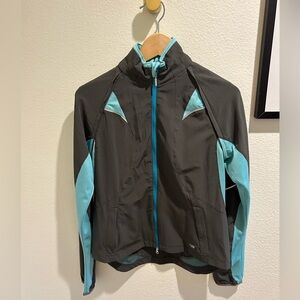 New Balance Women's Gray and Blue Athletic Jacket